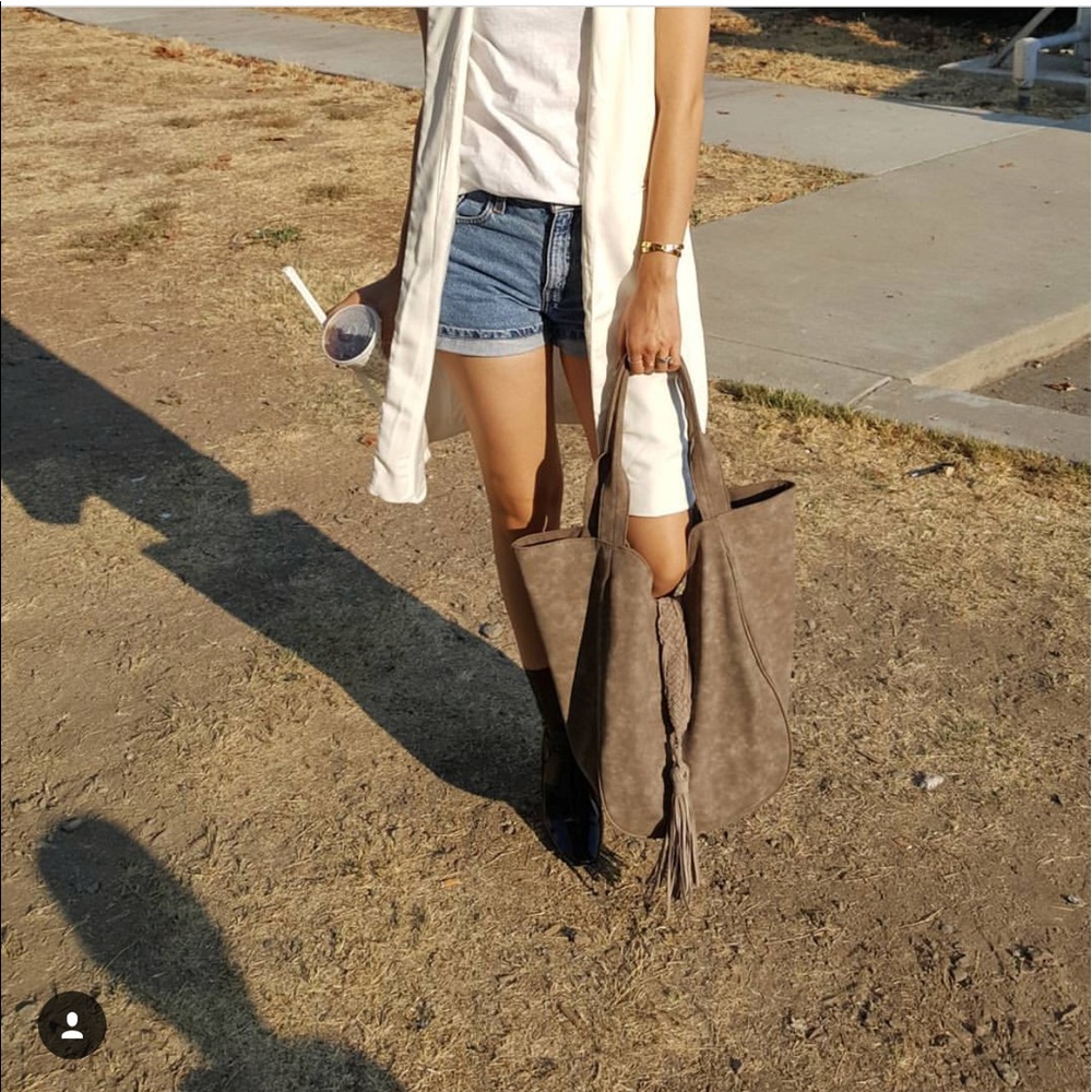 Grey Shoulder bag